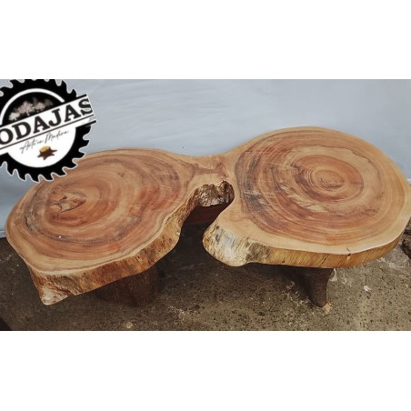 MESA DE CENTRO URAPAN Y PIÑON DE OREJA