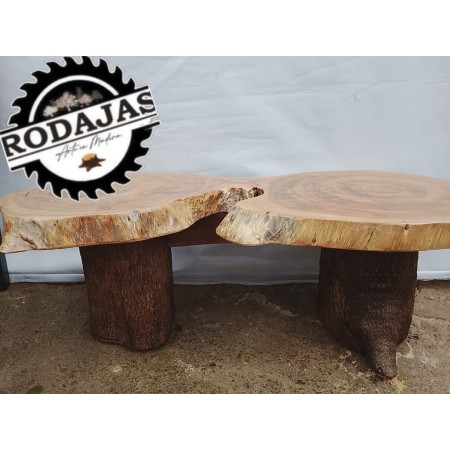 MESA DE CENTRO URAPAN Y PIÑON DE OREJA