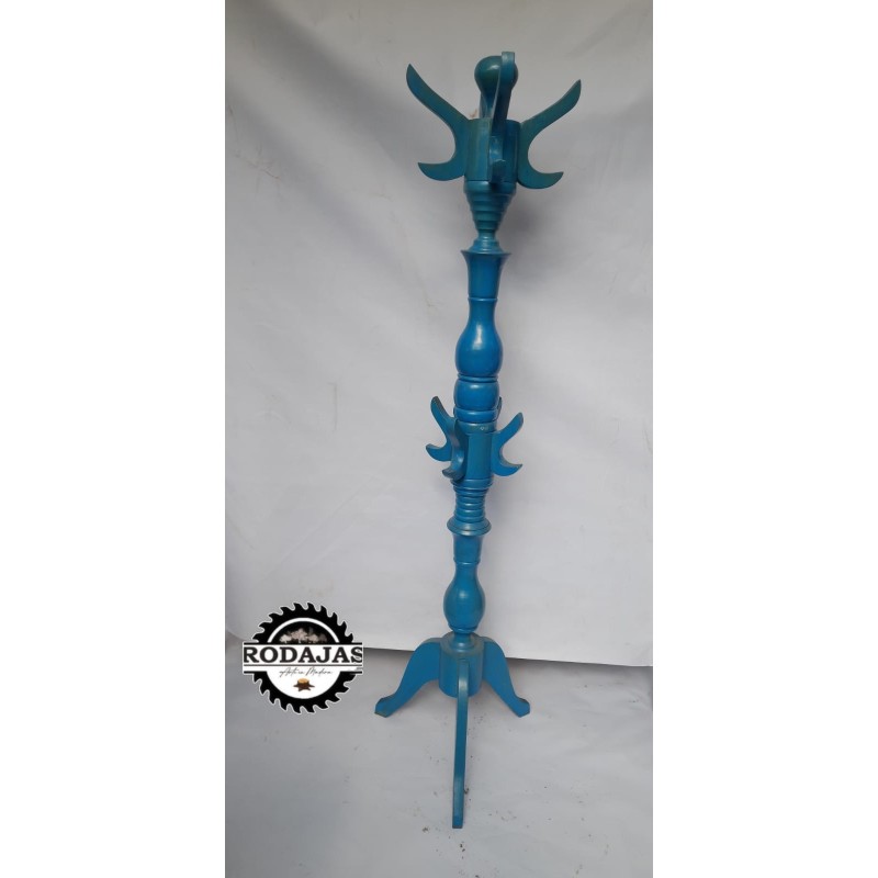 PERCHERO AZUL TORNEADO